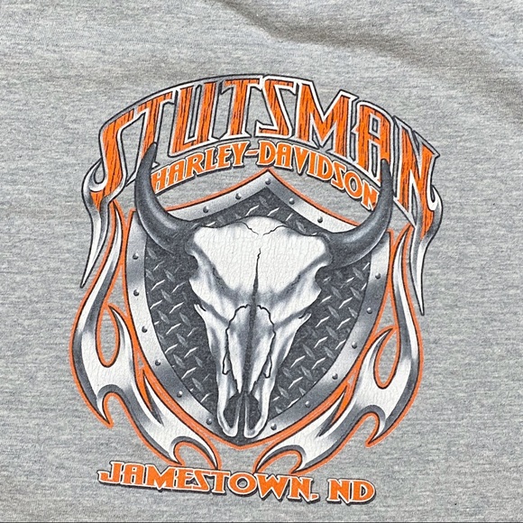 Harley Davidson T Shirt Sturgis 2009 Stutsman - Picture 6 of 7